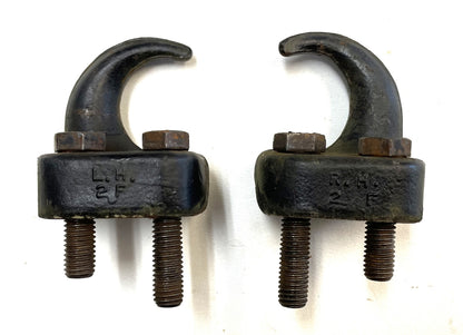 Jeep TJ Wrangler Factory Front Tow Hooks with bolts FREE SHIPPING fits 97-06