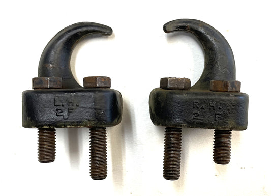 Jeep TJ Wrangler Factory Front Tow Hooks with bolts FREE SHIPPING fits 97-06