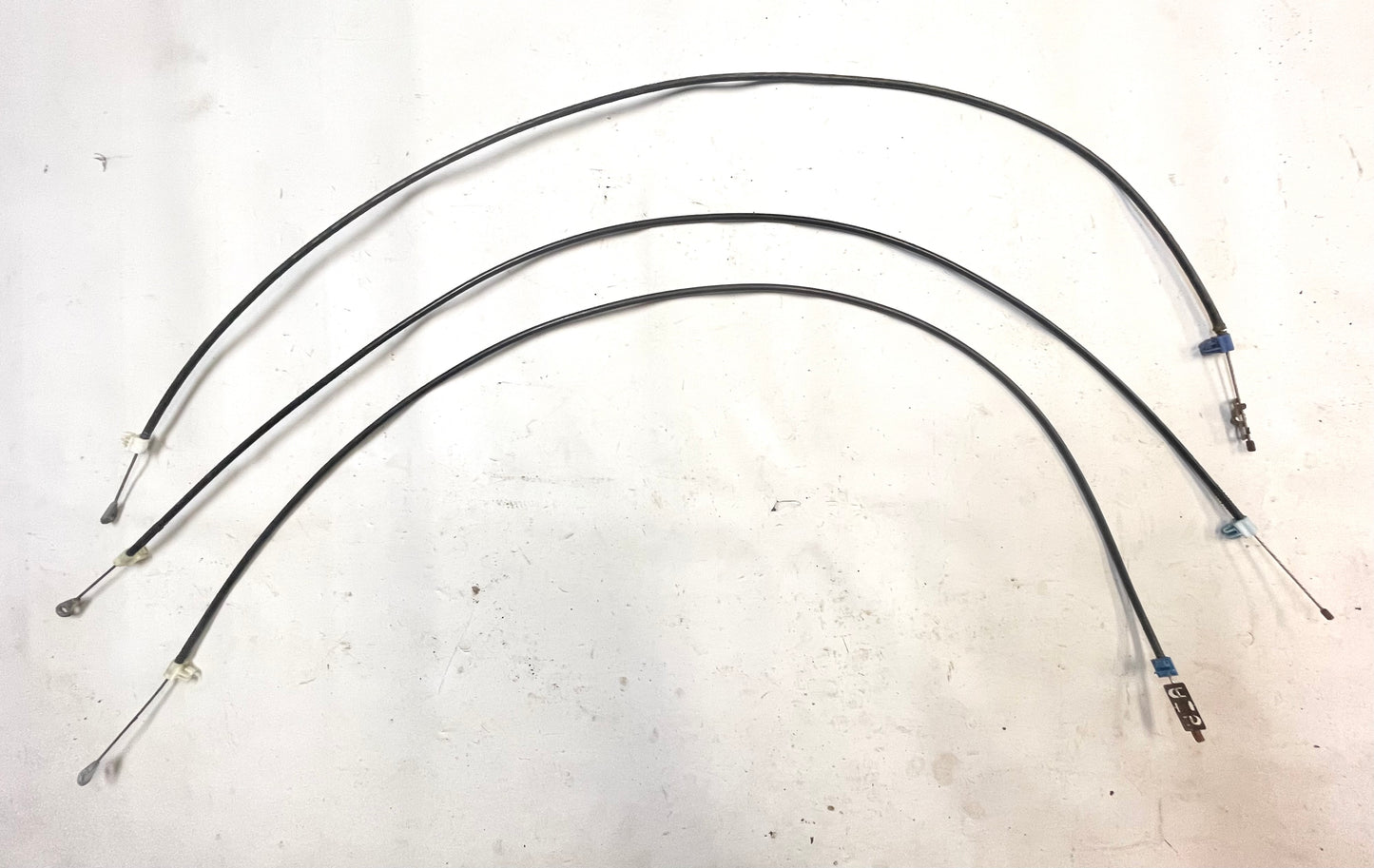 Jeep YJ Wrangler heater cable 87-95 Wrangler heat vent blue and white clips