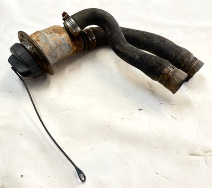 Jeep YJ gas filler neck with hoses cap 91-95 Wrangler FREE SHIPPING