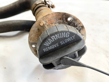 Jeep YJ gas filler neck with hoses cap 91-95 Wrangler FREE SHIPPING