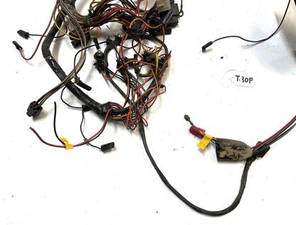 Jeep CJ dash wire harness wiring fits 76-77 CJ5 CJ7 glass fuses gauges READ AD! (Copy)
