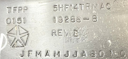 Jeep TJ center console w/ subwoofer dark grey 01-06 Wrangler 2 piece agate