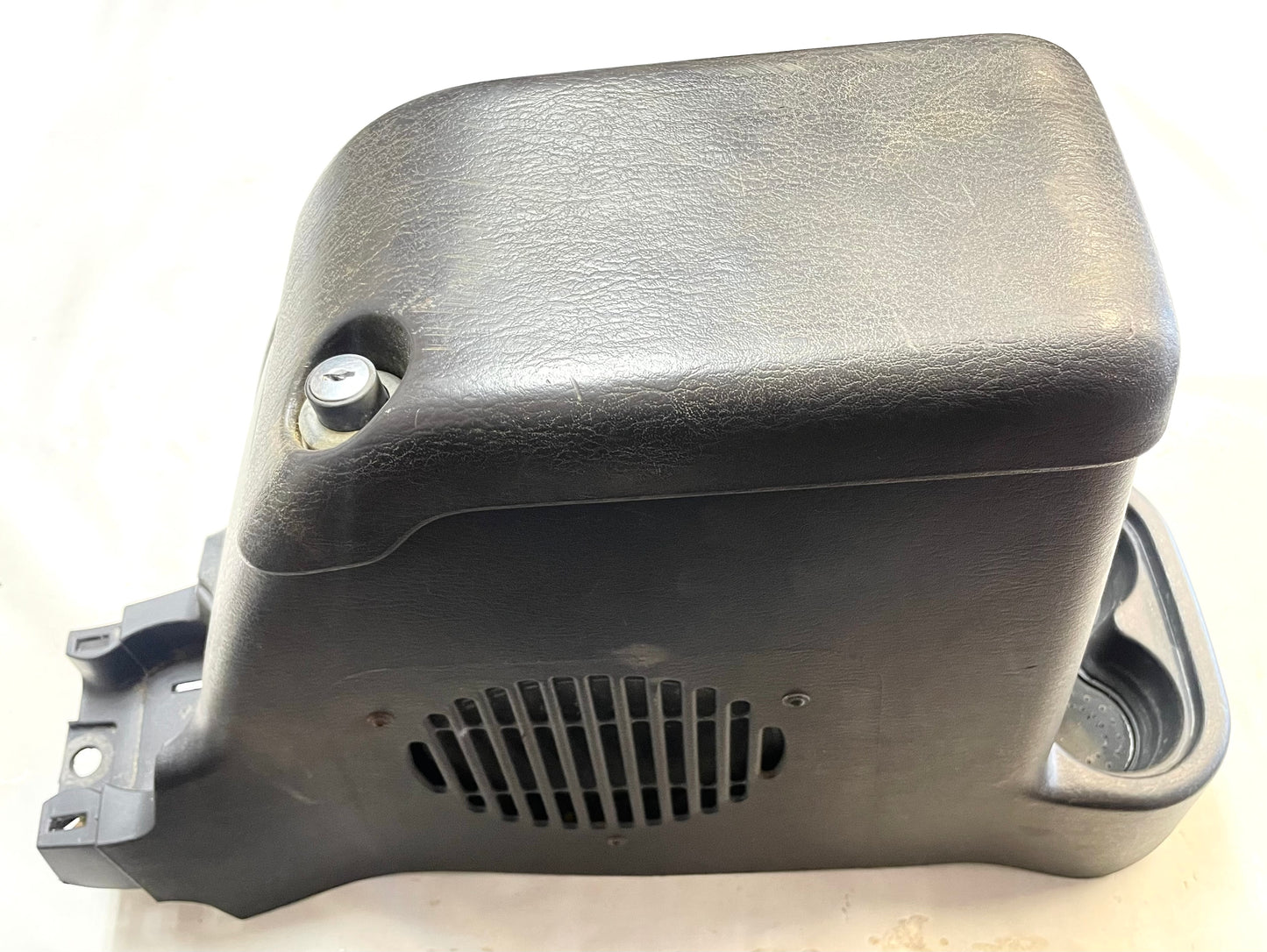 Jeep TJ center console w/ subwoofer dark grey 01-06 Wrangler 2 piece agate