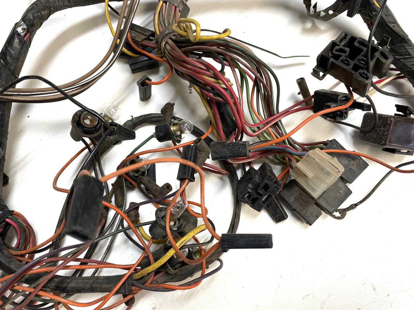 Jeep CJ dash wire harness wiring fits 76-77 CJ5 CJ7 glass fuses gauges READ AD! (Copy)