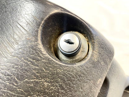 Jeep TJ center console w/ subwoofer dark grey 01-06 Wrangler 2 piece agate