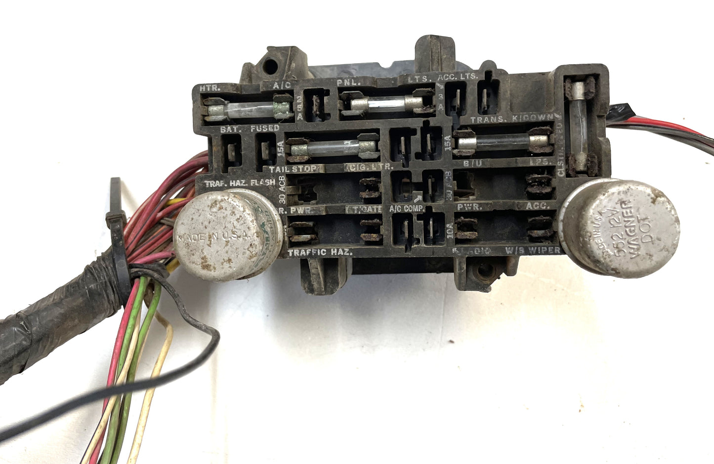 Jeep CJ dash wire harness wiring fits 76-77 CJ5 CJ7 glass fuses gauges READ AD! (Copy)