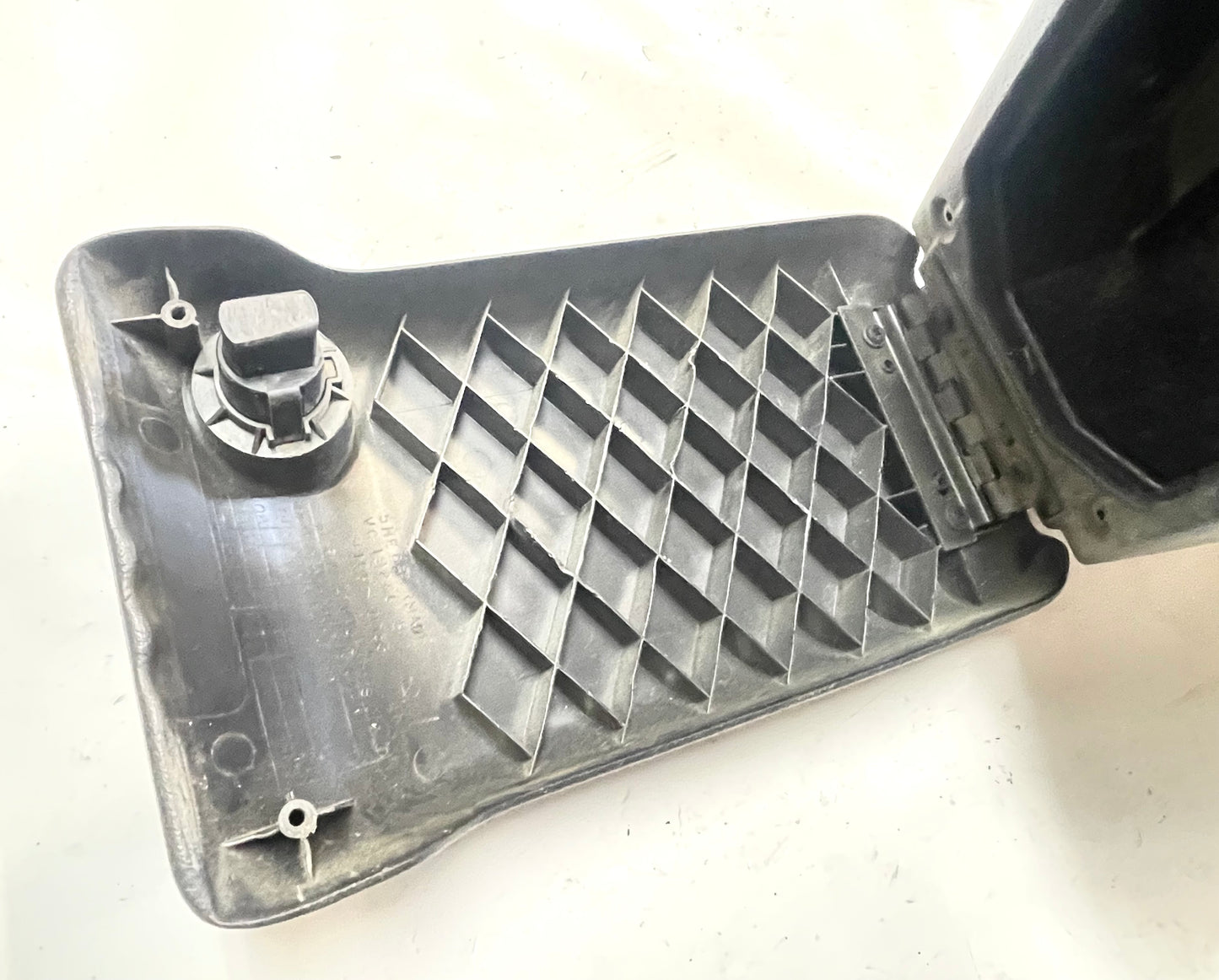 Jeep TJ center console w/ subwoofer dark grey 01-06 Wrangler 2 piece agate