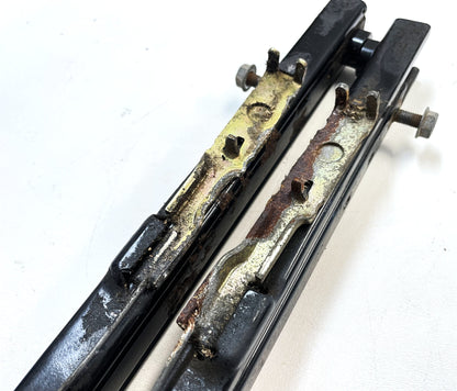 Jeep YJ Wrangler Seat Slider Frame Adjuster 12” Front slide fits 87-90 READ AD