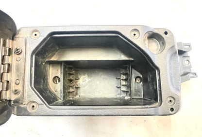 Jeep TJ center console w/ subwoofer dark grey 01-06 Wrangler 2 piece agate