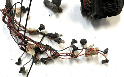 Jeep CJ dash wire harness wiring fits 76-77 CJ5 CJ7 glass fuses gauges READ AD!