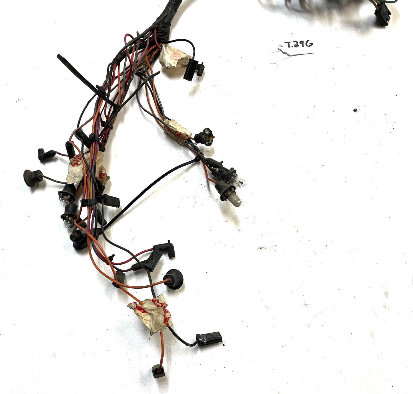 Jeep CJ dash wire harness wiring fits 76-77 CJ5 CJ7 glass fuses gauges READ AD!