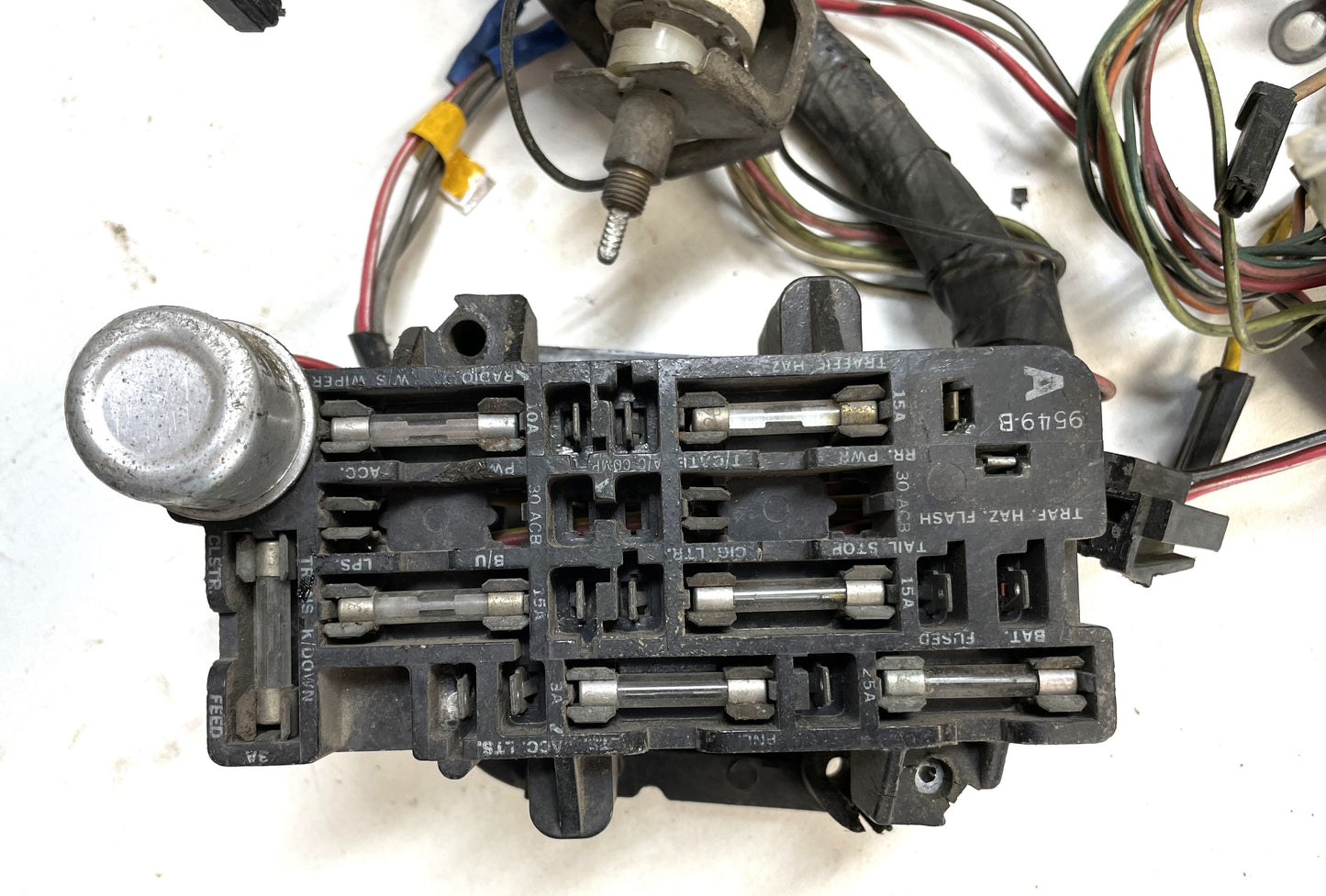 Jeep CJ dash wire harness wiring fits 76-77 CJ5 CJ7 glass fuses gauges READ AD!