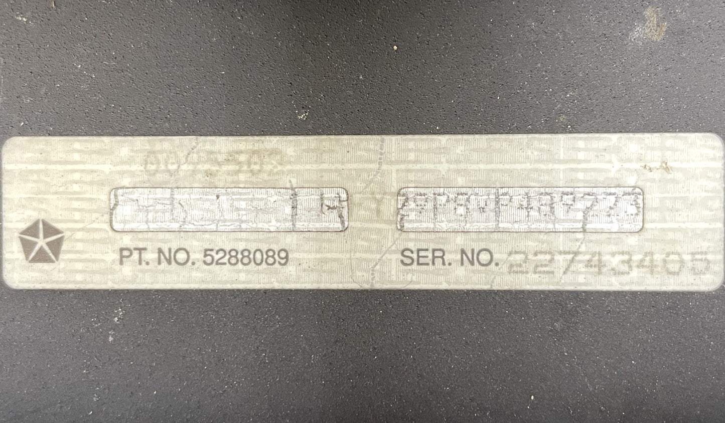 Jeep TJ Wrangler front bumper 5288089 FACTORY metal fits 97-06