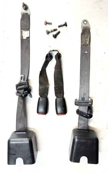 Jeep TJ back seat belts 97-02 Wrangler shoulder belt female buckles rear seat