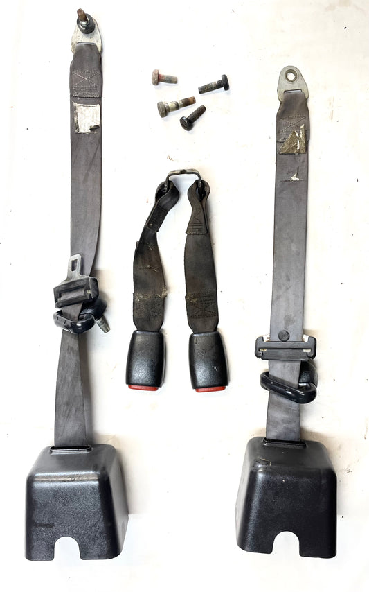 Jeep TJ back seat belts 97-02 Wrangler shoulder belt female buckles rear seat