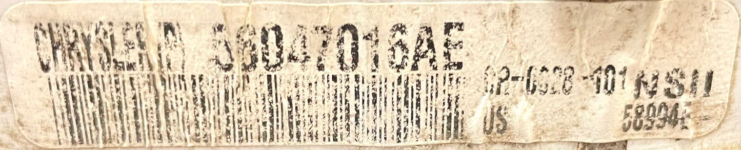 03-04 Jeep TJ gauge cluster 56047016AE Gauge Speedometer 168,000 instrument