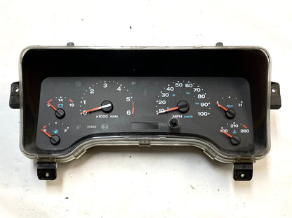05-06 Jeep TJ Wrangler gauge cluster 56010678AE Speedometer 315,000 instrument