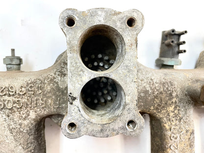 Jeep 4.2 aluminum intake manifold YJ CJ5 CJ7 CJ8 2 barrel carb 258 six cylinder