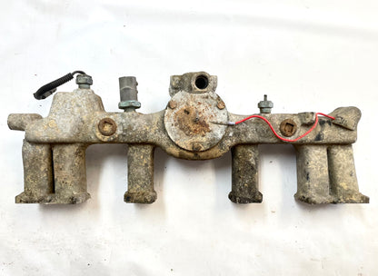 Jeep 4.2 aluminum intake manifold YJ CJ5 CJ7 CJ8 2 barrel carb 258 six cylinder