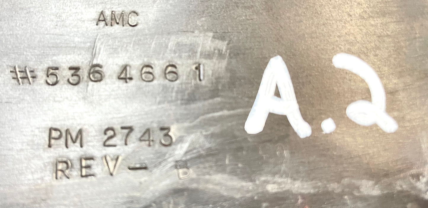 Jeep CJ 4 cylinder fan shroud GM iron duke 151ci. CJ5/CJ7/CJ8 AMC shrowd Pontiac