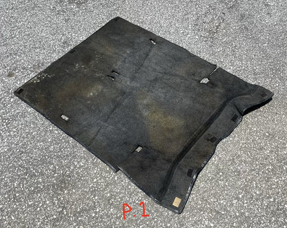 Alfombra trasera de fábrica gris Jeep YJ Wrangler ENVÍO GRATIS pieza gris del piso trasero 