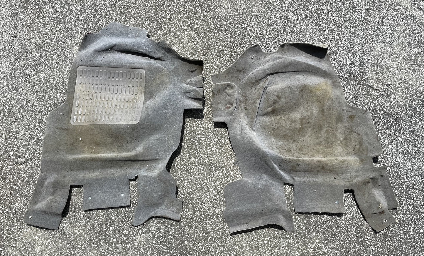Jeep TJ Wrangler carpet mist grey driver passenger front floor fits 97-02 FREE SHIP