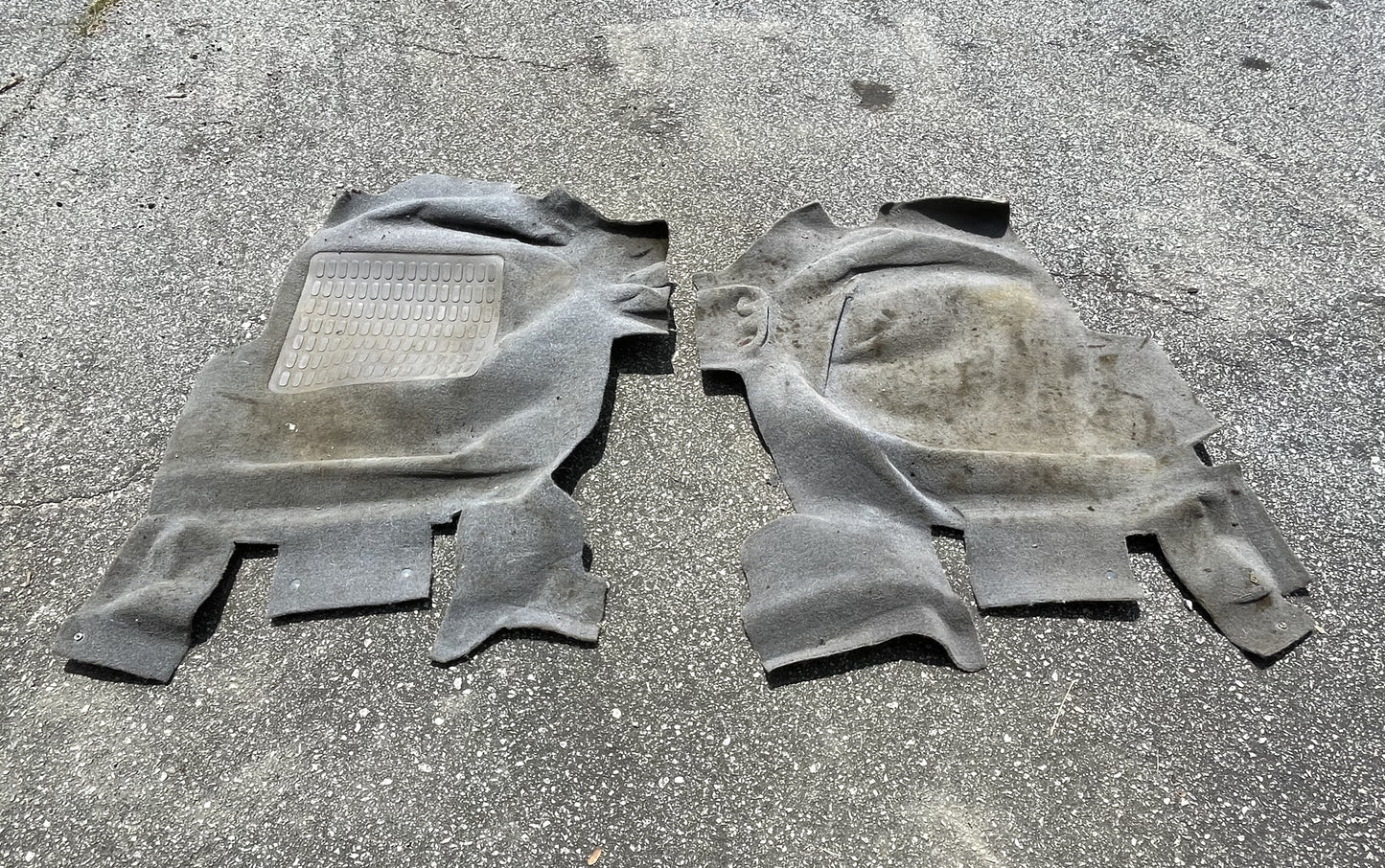 Jeep TJ Wrangler carpet mist grey driver passenger front floor fits 97-02 FREE SHIP