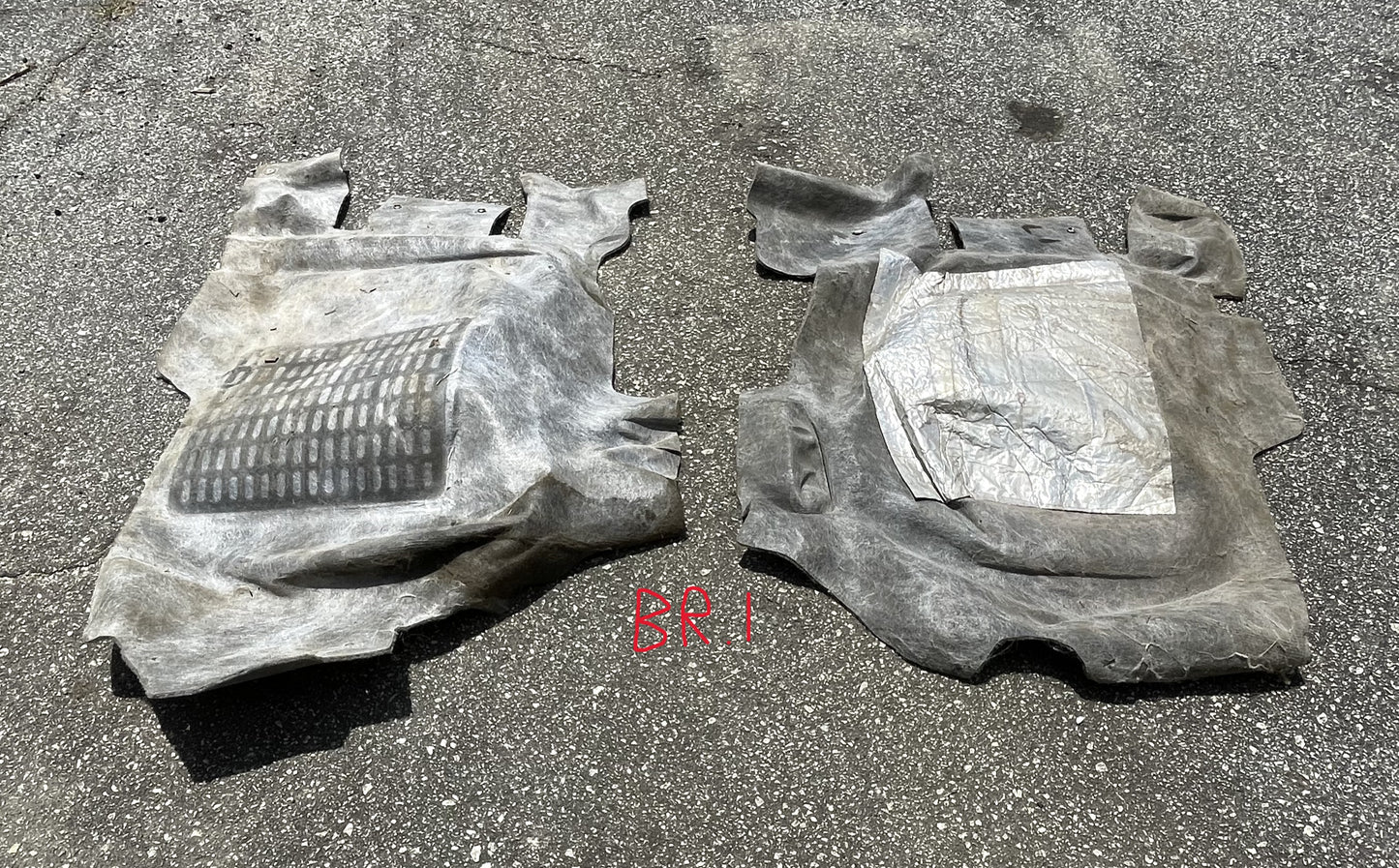 Jeep TJ Wrangler carpet mist grey driver passenger front floor fits 97-02 FREE SHIP