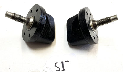 ¡Par de perillas para parabrisas Jeep CJ 76-86 CJ5 CJ7 CJ8 YJ Wrangler! 