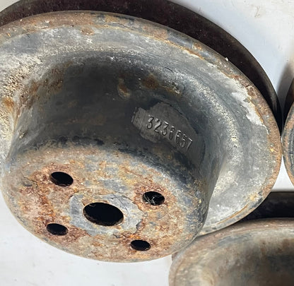 Polea del ventilador de la bomba de agua de una sola ranura para Jeep CJ7 YJ 4.2, 6 cilindros, 3236657