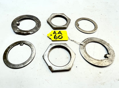 Jeep CJ Dana 30 spindle nut and washers 72-86 CJ5 CJ7 CJ8 FREE SHIPPING