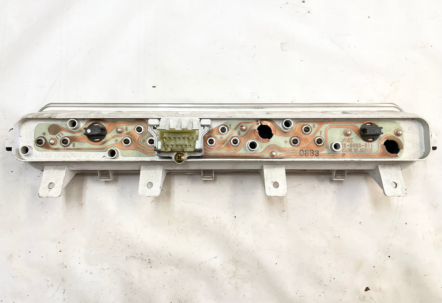 Jeep YJ center gauge cluster 92-95 WRANGLER  fuel temp oil pressure gas battery