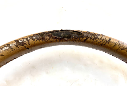 Jeep XJ Cherokee YJ Wrangler tan steering wheel factory leather FREE SHIPPING