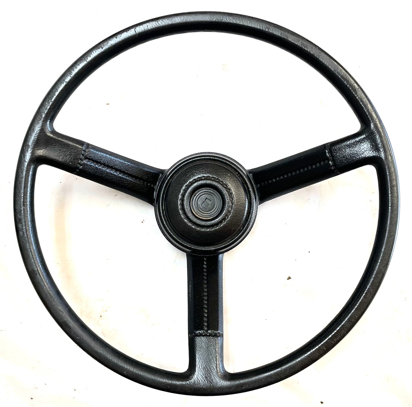Jeep CJ Black steering wheel CJ5 CJ7 CJ8 76-86 AMC with horn button Factory
