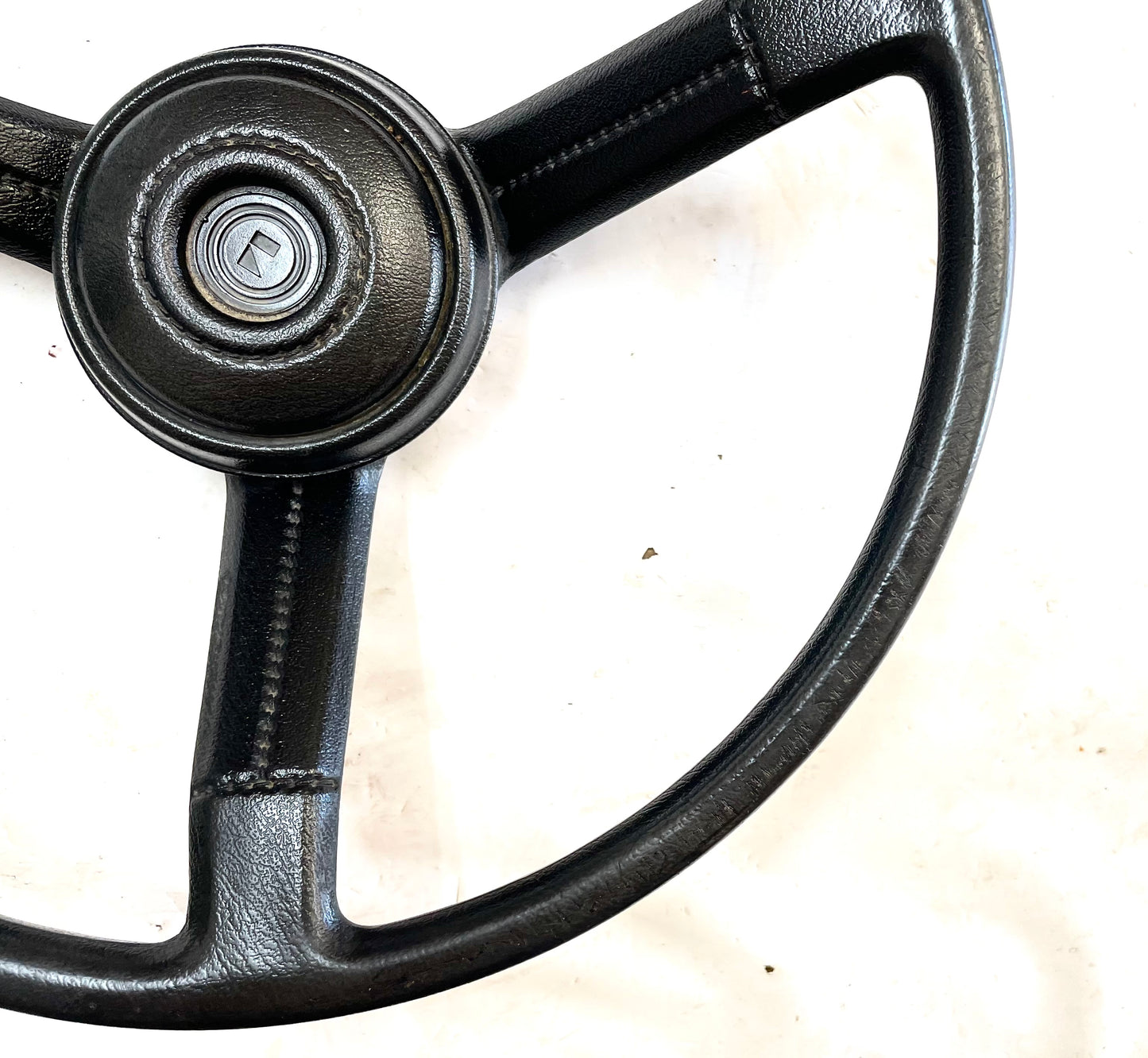 Jeep CJ Black steering wheel CJ5 CJ7 CJ8 76-86 AMC with horn button Factory