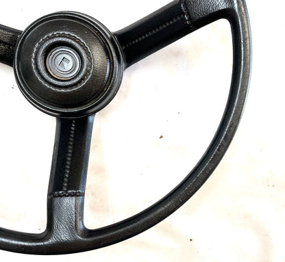 Jeep CJ Black steering wheel CJ5 CJ7 CJ8 76-86 AMC with horn button Factory