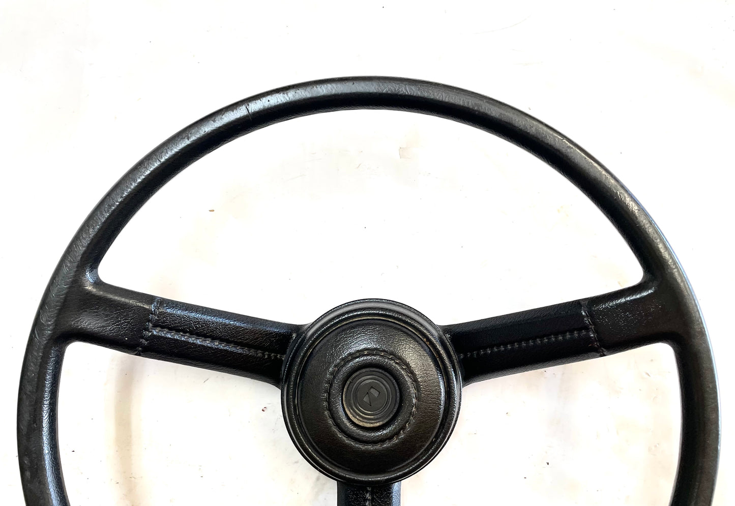Jeep CJ Black steering wheel CJ5 CJ7 CJ8 76-86 AMC with horn button Factory