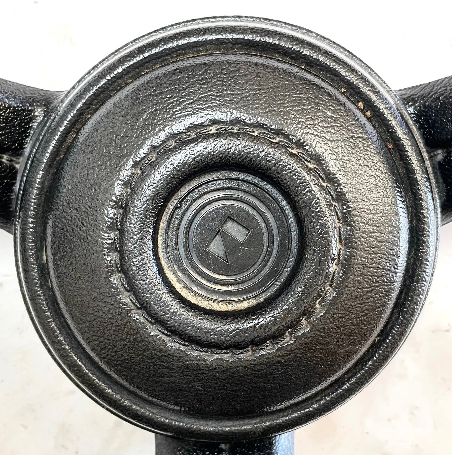 Jeep CJ Black steering wheel CJ5 CJ7 CJ8 76-86 AMC with horn button Factory