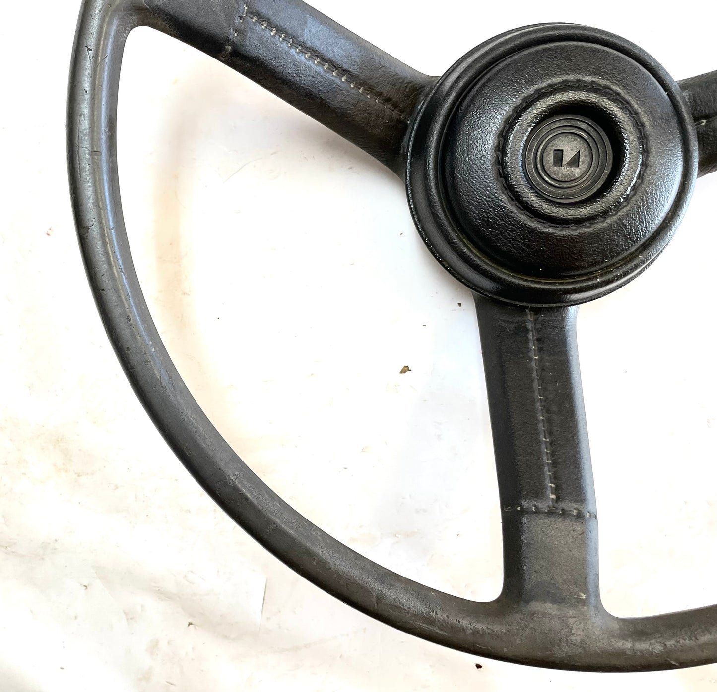 Jeep CJ steering wheel CJ5 CJ7 CJ8 76-86 AMC horn button FACTORY OE Black