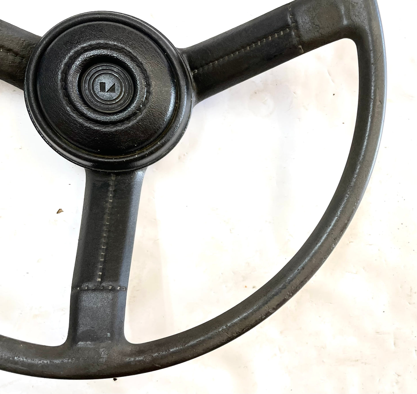 Jeep CJ steering wheel CJ5 CJ7 CJ8 76-86 AMC horn button FACTORY OE Black