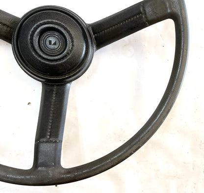 Jeep CJ steering wheel CJ5 CJ7 CJ8 76-86 AMC horn button FACTORY OE Black