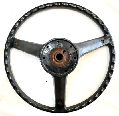 Jeep CJ steering wheel CJ5 CJ7 CJ8 76-86 AMC horn button FACTORY OE Black