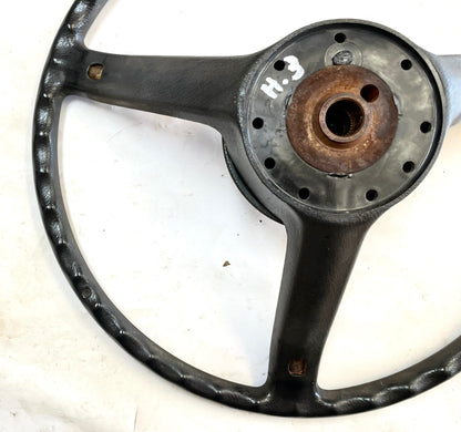 Jeep CJ steering wheel CJ5 CJ7 CJ8 76-86 AMC horn button FACTORY OE Black