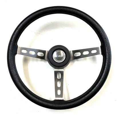 Volante Jeep CJ CJ5 CJ7 CJ8 de fábrica 76-86 Botón de bocina AMC Renegade negro!! 