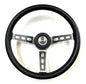 Volante Jeep CJ CJ5 CJ7 CJ8 de fábrica 76-86 Botón de bocina AMC Renegade negro!! 