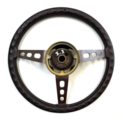 Volante Jeep CJ CJ5 CJ7 CJ8 de fábrica 76-86 Botón de bocina AMC Renegade negro!! 
