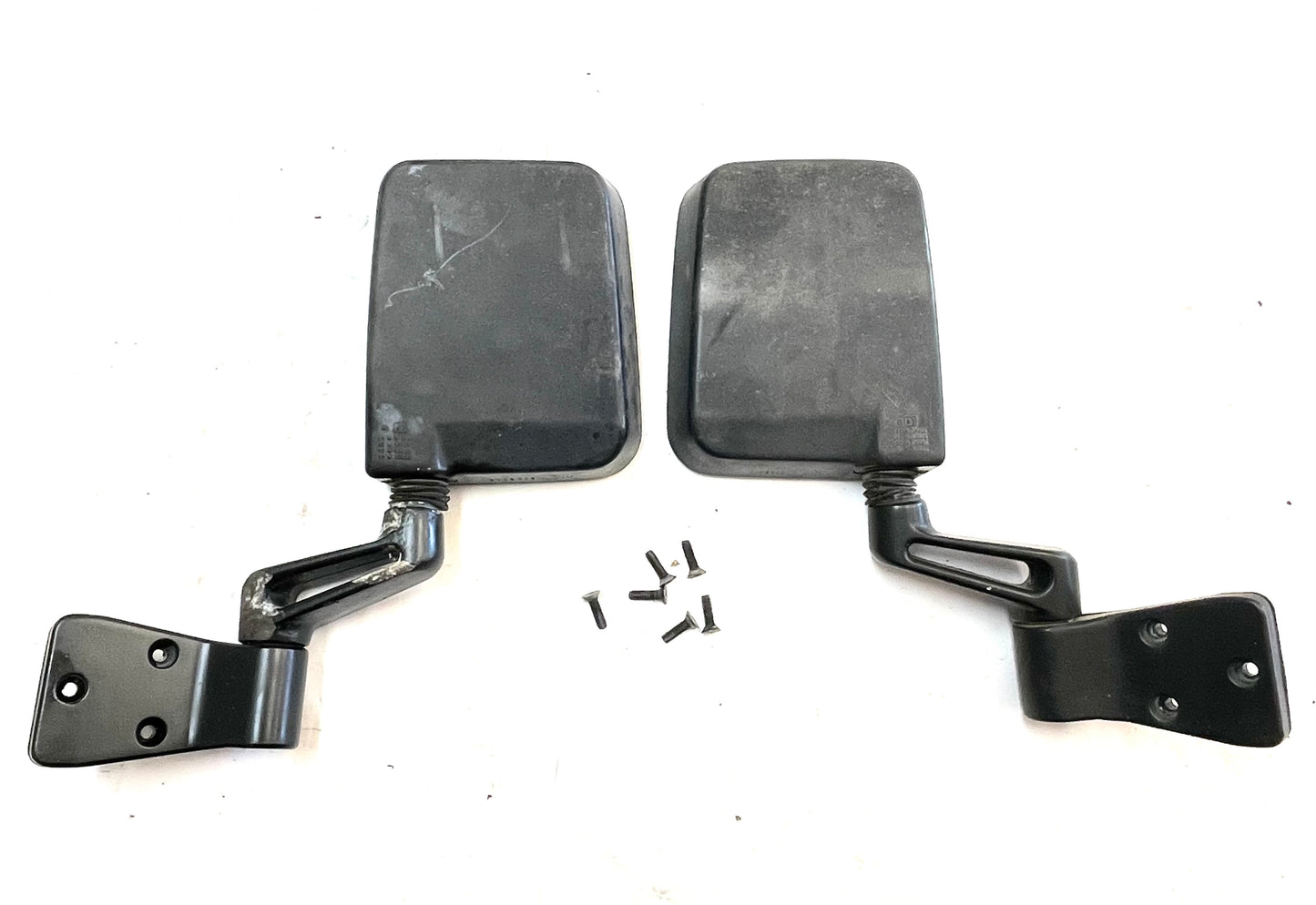 Jeep YJ TJ Wrangler Mirrors Full or half door Driver Passenger side mount screws