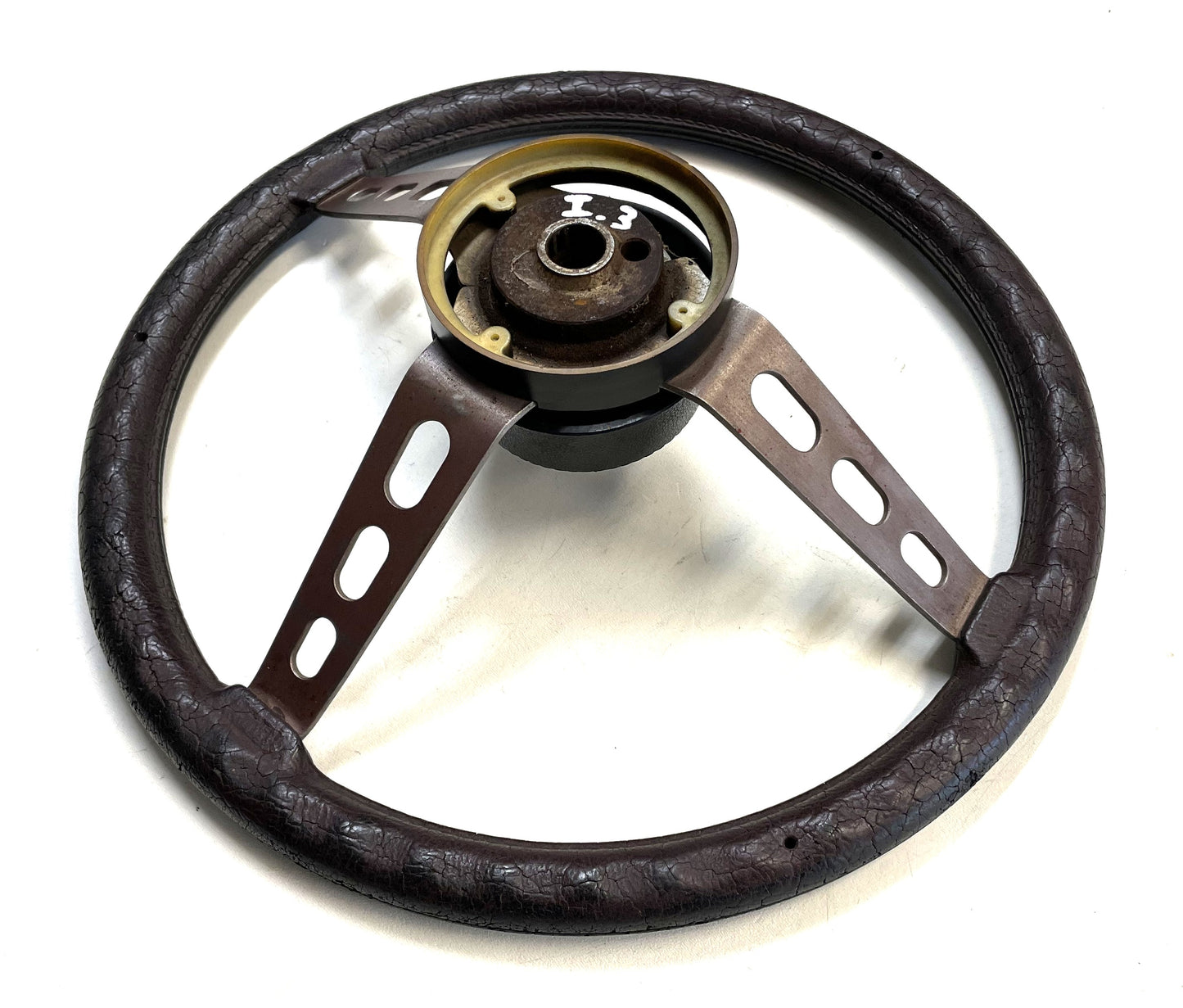 Volante Jeep CJ CJ5 CJ7 CJ8 de fábrica 76-86 Botón de bocina AMC Renegade negro!! 