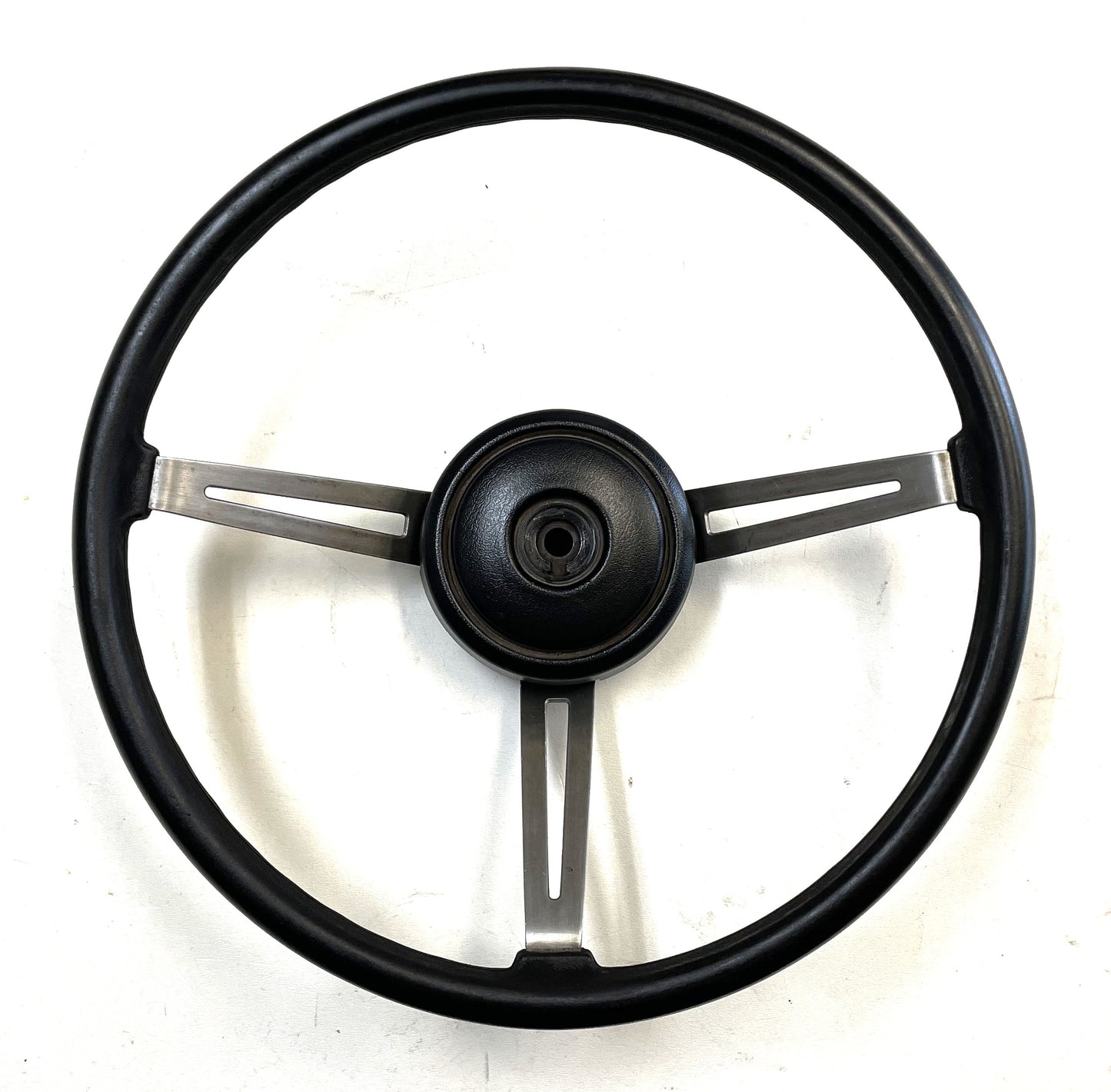 Jeep CJ steering wheel CJ5 CJ7 76-86 AMC horn button black J10 Cherokee AMC FSJ !!!